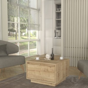 meg-GP042-0265,1-1 ΤΡΑΠΕΖΑΚΙ ΣΑΛΟΝΙΟΥ PURA MEGAPAP ΧΡΩΜΑ SAPPHIRE OAK 60X60X40ΕΚ.