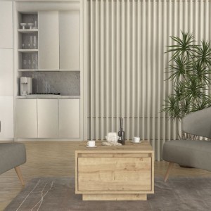 meg-GP042-0265,1-3 ΤΡΑΠΕΖΑΚΙ ΣΑΛΟΝΙΟΥ PURA MEGAPAP ΧΡΩΜΑ SAPPHIRE OAK 60X60X40ΕΚ.