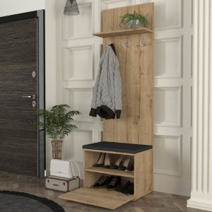 meg-GP042-0267,1-2 ΕΠΙΠΛΟ ΕΙΣΟΔΟΥ TRACK MEGAPAP ΧΡΩΜΑ SAPPHIRE OAK 60X38,2X190ΕΚ.
