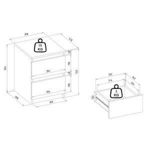 meg-GP042-0268,1-6 ΚΟΜΟΔΙΝΟ BREVE MEGAPAP ΧΡΩΜΑ SAPPHIRE OAK 39,8X41,8X55ΕΚ.