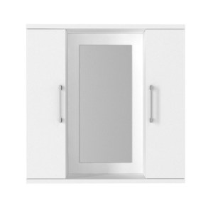 meg-GP042-0271,1-6 ΚΑΘΡΕΠΤΗΣ ΜΠΑΝΙΟΥ SURRA ΜEGAPAP ΧΡΩΜΑ ΛΕΥΚΟ 65X15,3X65ΕΚ.