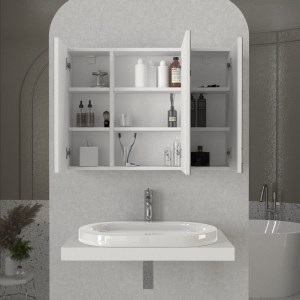 meg-GP042-0273,1-5 ΚΑΘΡΕΠΤΗΣ ΜΠΑΝΙΟΥ BASE ΜEGAPAP ΧΡΩΜΑ ΛΕΥΚΟ 90X17,1X65ΕΚ.