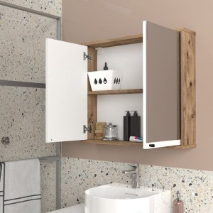 meg-GP042-0278,1-3 ΚΑΘΡΕΠΤΗΣ ΜΠΑΝΙΟΥ LILIAN ΜEGAPAP ΧΡΩΜΑ ATLANTIC PINE 75X14,6X65ΕΚ.