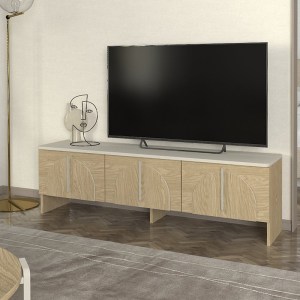 meg-GP042-0289,1-0 ΕΠΙΠΛΟ ΤΗΛΕΟΡΑΣΗΣ REBEL MEGAPAP ΧΡΩΜΑ ROTA OAK - SANDSTONE 150X35X45ΕΚ.