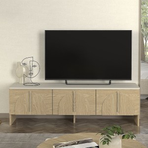 meg-GP042-0289,1-2 ΕΠΙΠΛΟ ΤΗΛΕΟΡΑΣΗΣ REBEL MEGAPAP ΧΡΩΜΑ ROTA OAK - SANDSTONE 150X35X45ΕΚ.