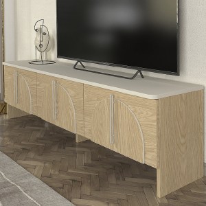 meg-GP042-0289,1-3 ΕΠΙΠΛΟ ΤΗΛΕΟΡΑΣΗΣ REBEL MEGAPAP ΧΡΩΜΑ ROTA OAK - SANDSTONE 150X35X45ΕΚ.