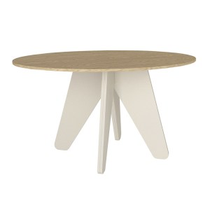 meg-GP042-0290,1-4 ΤΡΑΠΕΖΙ REBEL MEGAPAP ΧΡΩΜΑ ROTA OAK - SANDSTONE 150X90X75ΕΚ.