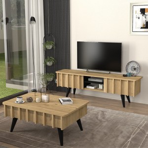 meg-GP042-0291,1-3 ΕΠΙΠΛΟ ΤΗΛΕΟΡΑΣΗΣ GEMMA MEGAPAP ΧΡΩΜΑ SEPET OAK 150X35X46,7ΕΚ.