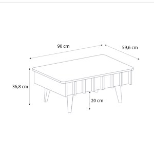 meg-GP042-0292,1-7 ΤΡΑΠΕΖΑΚΙ ΣΑΛΟΝΙΟΥ GEMMA MEGAPAP ΧΡΩΜΑ SEPET OAK 90X59,6X36,8ΕΚ.