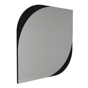 meg-GP042-0293,4-2 ΚΑΘΡΕΠΤΗΣ ΤΟΙΧΟΥ LAVA ΜEGAPAP ΧΡΩΜΑ ΜΑΥΡΟ 70X2,2X70ΕΚ.