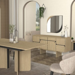 meg-GP042-0294,1-4 ΜΠΟΥΦΕΣ LAVA MEGAPAP ΧΡΩΜΑ ROTA OAK - ΑΝΘΡΑΚΙ 150X44,6X76ΕΚ.