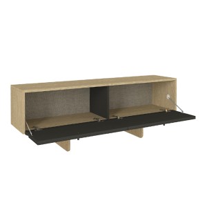 meg-GP042-0296,1-6 ΕΠΙΠΛΟ ΤΗΛΕΟΡΑΣΗΣ LAVA MEGAPAP ΧΡΩΜΑ ROTA OAK - ΑΝΘΡΑΚΙ 150X35X51,3ΕΚ.