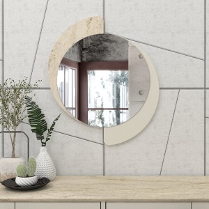 meg-GP042-0298,1-1 ΚΑΘΡΕΠΤΗΣ ΤΟΙΧΟΥ SEVILLA ΜEGAPAP ΧΡΩΜΑ SANDSTONE - TRAVERTINE 59,2X2,2X69ΕΚ.