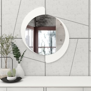 meg-GP042-0298,3-1 ΚΑΘΡΕΠΤΗΣ ΤΟΙΧΟΥ SEVILLA ΜEGAPAP ΧΡΩΜΑ ΛΕΥΚΟ 59,2X2,2X69ΕΚ.