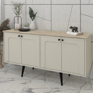 meg-GP042-0299,1-2 ΜΠΟΥΦΕΣ SEVILLA MEGAPAP ΧΡΩΜΑ SANDSTONE - TRAVERTINE 150X44,6X72,2ΕΚ.
