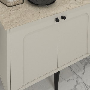 meg-GP042-0299,1-3 ΜΠΟΥΦΕΣ SEVILLA MEGAPAP ΧΡΩΜΑ SANDSTONE - TRAVERTINE 150X44,6X72,2ΕΚ.