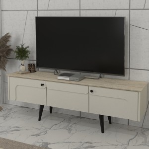 meg-GP042-0301,1-2 ΕΠΙΠΛΟ ΤΗΛΕΟΡΑΣΗΣ SEVILLA MEGAPAP ΧΡΩΜΑ SANDSTONE - TRAVERTINE 150X35X45,6ΕΚ.