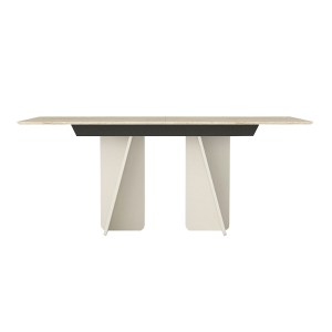 meg-GP042-0302,1-5 ΤΡΑΠΕΖΙ SEVILLA MEGAPAP ΧΡΩΜΑ SANDSTONE - TRAVERTINE 180X90X75ΕΚ.