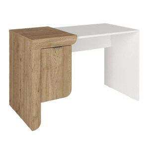 meg-GP042-0312,1-4 ΓΡΑΦΕΙΟ ΕΡΓΑΣΙΑΣ DARIO MEGAPAP ΧΡΩΜΑ SEPET OAK - ΛΕΥΚΟ 120X60X73,2ΕΚ.