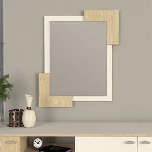meg-GP042-0315,1-0 ΚΑΘΡΕΠΤΗΣ ΤΟΙΧΟΥ SELINOS ΜEGAPAP ΧΡΩΜΑ SANDSTONE - ROTA OAK 65X2,2X85ΕΚ.
