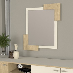 meg-GP042-0315,1-1 ΚΑΘΡΕΠΤΗΣ ΤΟΙΧΟΥ SELINOS ΜEGAPAP ΧΡΩΜΑ SANDSTONE - ROTA OAK 65X2,2X85ΕΚ.