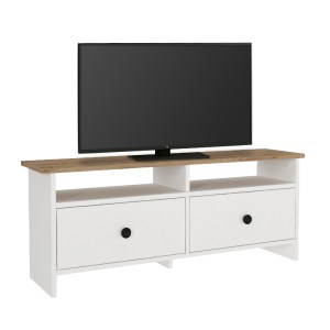 meg-GP042-0327,1-4 ΕΠΙΠΛΟ ΤΗΛΕΟΡΑΣΗΣ GRADIAS MEGAPAP ΧΡΩΜΑ ΛΕΥΚΟ - SAPPHIRE OAK 120X29,6X46,8ΕΚ.