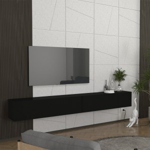 meg-GP042-0328,2-0 ΕΠΙΠΛΟ ΤΗΛΕΟΡΑΣΗΣ ΕΠΙΤΟΙΧΙΟ ESPANSE MEGAPAP ΧΡΩΜΑ ΜΑΥΡΟ 241,8X31,7X30ΕΚ.