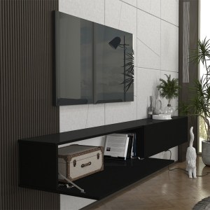 meg-GP042-0328,2-2 ΕΠΙΠΛΟ ΤΗΛΕΟΡΑΣΗΣ ΕΠΙΤΟΙΧΙΟ ESPANSE MEGAPAP ΧΡΩΜΑ ΜΑΥΡΟ 241,8X31,7X30ΕΚ.