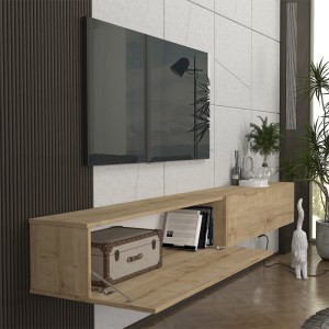 meg-GP042-0328,4-2 ΕΠΙΠΛΟ ΤΗΛΕΟΡΑΣΗΣ ΕΠΙΤΟΙΧΙΟ ESPANSE MEGAPAP ΧΡΩΜΑ SAPPHIRE OAK 241,8X31,7X30ΕΚ.