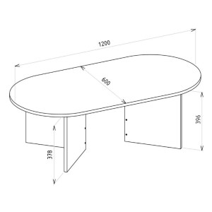meg-GP042-0329,3-7 ΤΡΑΠΕΖΑΚΙ ΣΑΛΟΝΙΟΥ CORTADO MEGAPAP ΧΡΩΜΑ SAPPHIRE OAK 120X60X39,6ΕΚ.