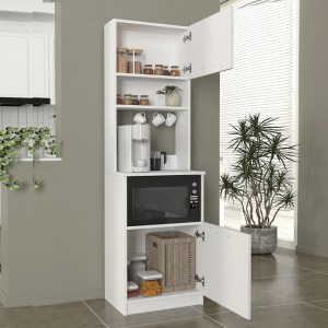 meg-GP042-0332,1-1 ΕΠΙΠΛΟ ΚΟΥΖΙΝΑΣ TUCO 1 MEGAPAP ΧΡΩΜΑ ΛΕΥΚΟ 53,8X40X180ΕΚ.