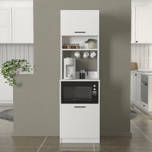 meg-GP042-0332,1-3 ΕΠΙΠΛΟ ΚΟΥΖΙΝΑΣ TUCO 1 MEGAPAP ΧΡΩΜΑ ΛΕΥΚΟ 53,8X40X180ΕΚ.