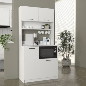 meg-GP042-0333,1-0 ΕΠΙΠΛΟ ΚΟΥΖΙΝΑΣ TUCO 2 MEGAPAP ΧΡΩΜΑ ΛΕΥΚΟ 90X40X180ΕΚ.