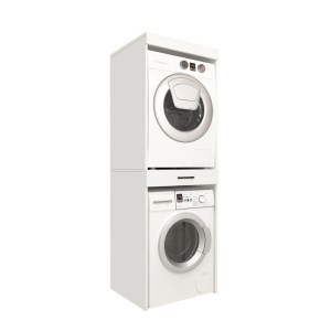 meg-GP042-0338,1-0 ΕΠΙΠΛΟ ΠΛΥΝΤΗΡΙΟΥ - ΣΤΕΓΝΩΤΗΡΙΟΥ FIKA MEGAPAP ΧΡΩΜΑ ΛΕΥΚΟ 67X61,8X198,5ΕΚ.