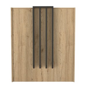 meg-GP042-0344,2-6 ΓΡΑΦΕΙΟ ΥΠΟΔΟΧΗΣ - RECEPTION HOLA MEGAPAP ΧΡΩΜΑ SEPET OAK - ΑΝΘΡΑΚΙ 93,6X45,2X110,3ΕΚ.