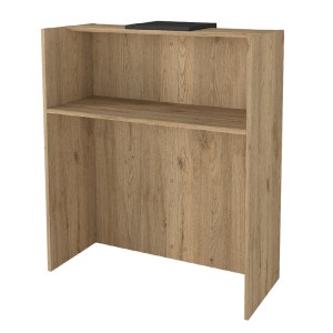 meg-GP042-0344,2-8 ΓΡΑΦΕΙΟ ΥΠΟΔΟΧΗΣ - RECEPTION HOLA MEGAPAP ΧΡΩΜΑ SEPET OAK - ΑΝΘΡΑΚΙ 93,6X45,2X110,3ΕΚ.
