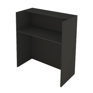meg-GP042-0347,2-7 ΓΡΑΦΕΙΟ ΥΠΟΔΟΧΗΣ - RECEPTION ALOHA MEGAPAP ΜΕ LED ΧΡΩΜΑ ΑΝΘΡΑΚΙ - SEPET OAK 95,5X40X110,3ΕΚ.