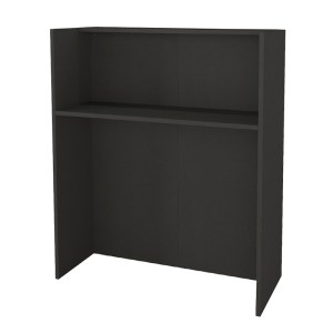 meg-GP042-0349,2-5 ΓΡΑΦΕΙΟ ΥΠΟΔΟΧΗΣ - RECEPTION KARIBU MEGAPAP ΜΕ LED ΧΡΩΜΑ ΑΝΘΡΑΚΙ - SEPET OAK 90X40X100ΕΚ.