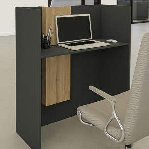 meg-GP042-0350,1-1 ΓΡΑΦΕΙΟ ΥΠΟΔΟΧΗΣ - RECEPTION BONVENO MEGAPAP ΧΡΩΜΑ ΑΝΘΡΑΚΙ - SEPET OAK 90X43,2X110ΕΚ.