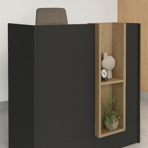 meg-GP042-0350,1-2 ΓΡΑΦΕΙΟ ΥΠΟΔΟΧΗΣ - RECEPTION BONVENO MEGAPAP ΧΡΩΜΑ ΑΝΘΡΑΚΙ - SEPET OAK 90X43,2X110ΕΚ.