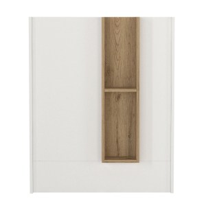 meg-GP042-0350,2-4 ΓΡΑΦΕΙΟ ΥΠΟΔΟΧΗΣ - RECEPTION BONVENO MEGAPAP ΧΡΩΜΑ ΛΕΥΚΟ - SEPET OAK 90X43,2X110ΕΚ.