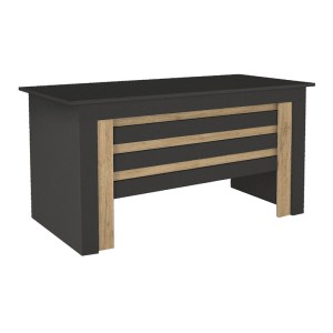meg-GP042-0353,1-3 ΓΡΑΦΕΙΟ ΕΡΓΑΣΙΑΣ EPITO MEGAPAP ΧΡΩΜΑ ΑΝΘΡΑΚΙ - SEPET OAK 140X59,6X76,8ΕΚ.
