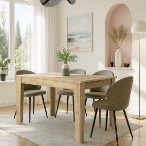 meg-GP042-0355,1-3 ΤΡΑΠΕΖΙ DARLEN MEGAPAP ΧΡΩΜΑ SAPPHIRE OAK 125X72X74ΕΚ.