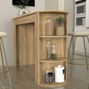 meg-GP042-0356,1-3 ΤΡΑΠΕΖΙ ΜΠΑΡ VIGNE MEGAPAP ΧΡΩΜΑ SEPET OAK 150X51,6X101,8ΕΚ.