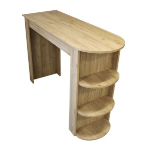 meg-GP042-0356,1-4 ΤΡΑΠΕΖΙ ΜΠΑΡ VIGNE MEGAPAP ΧΡΩΜΑ SEPET OAK 150X51,6X101,8ΕΚ.