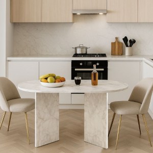 meg-GP042-0367,2-2 ΤΡΑΠΕΖΙ CORTADO MEGAPAP ΧΡΩΜΑ ΛΕΥΚΟ ΕΦΕ ΜΑΡΜΑΡΟΥ 138X80X75ΕΚ.