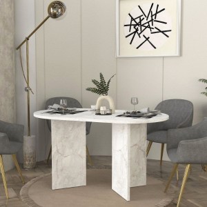 meg-GP042-0367,2-3 ΤΡΑΠΕΖΙ CORTADO MEGAPAP ΧΡΩΜΑ ΛΕΥΚΟ ΕΦΕ ΜΑΡΜΑΡΟΥ 138X80X75ΕΚ.