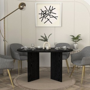 meg-GP042-0367,3-3 ΤΡΑΠΕΖΙ CORTADO MEGAPAP ΧΡΩΜΑ SENCRON BLACK 138X80X75ΕΚ.