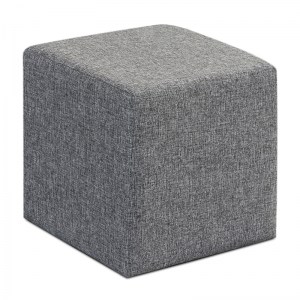 meg-GP043-0090,1-0 ΣΚΑΜΠΩ KARE MEGAPAP ΥΦΑΣΜΑΤΙΝΟ ΧΡΩΜΑ ΓΚΡΙ 40X40X40ΕΚ.