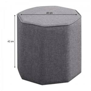 meg-GP043-0093,1-3 ΣΚΑΜΠΩ HEXA MEGAPAP ΥΦΑΣΜΑΤΙΝΟ ΧΡΩΜΑ ΓΚΡΙ 40X40X42ΕΚ.
